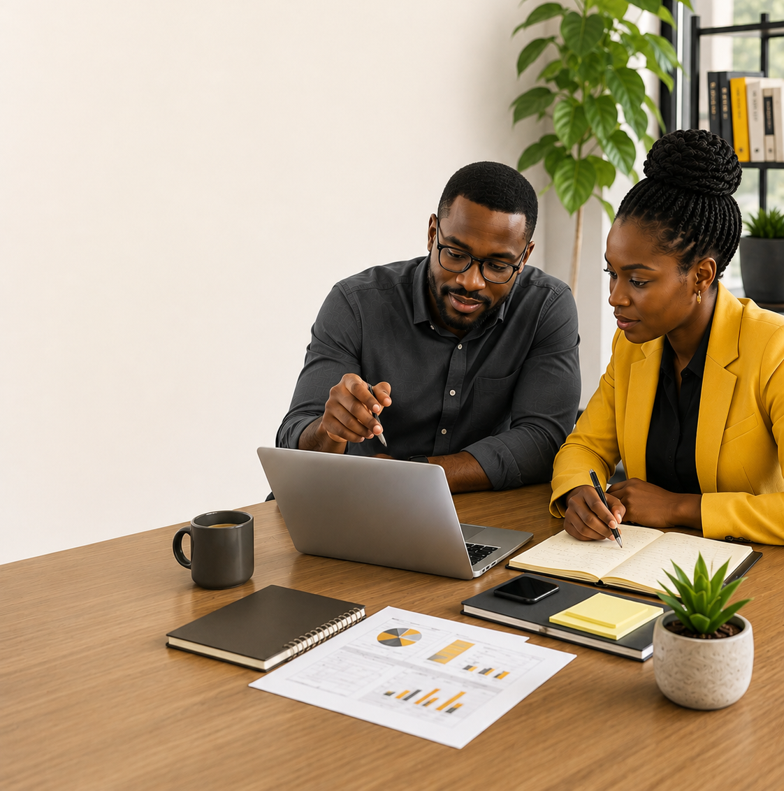 Professionnel travaillant avec l'intelligence artificielle sur ordinateur